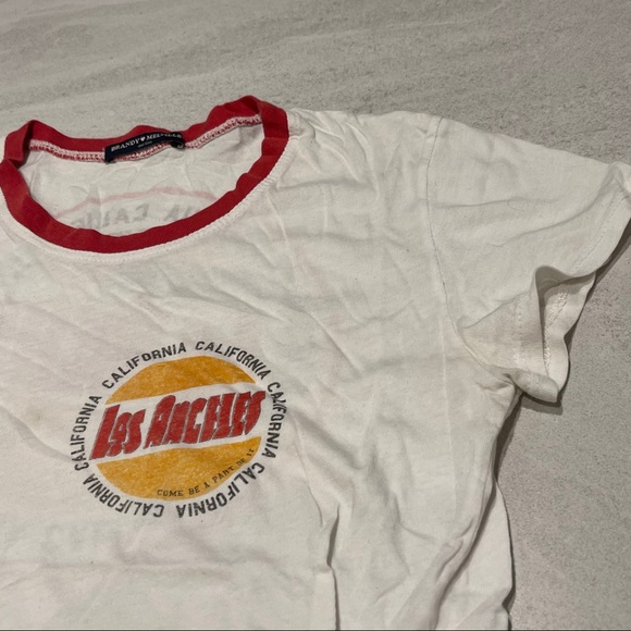 Brandy Melville Los Angeles California Logo Tshirt - Picture 6 of 10